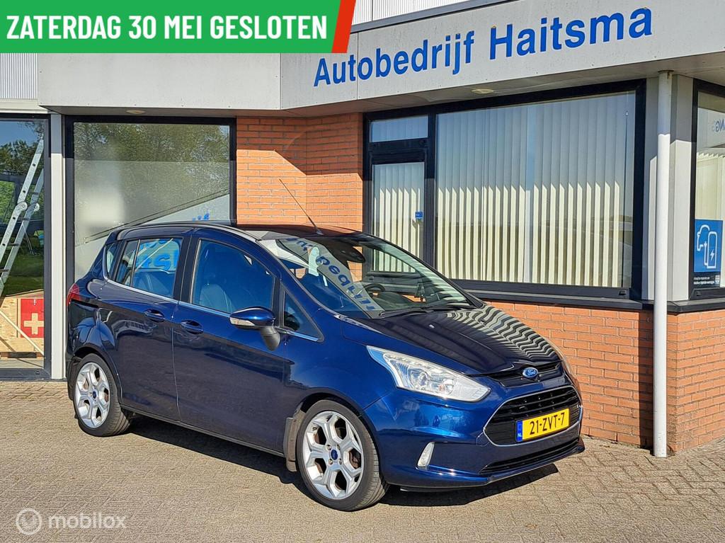 Ford B-Max 1.6 TI-VCT Titanium Automaat | Tr.hk | LMV, Gebruikt, Zwart, 4 cilinders, Leder en Stof