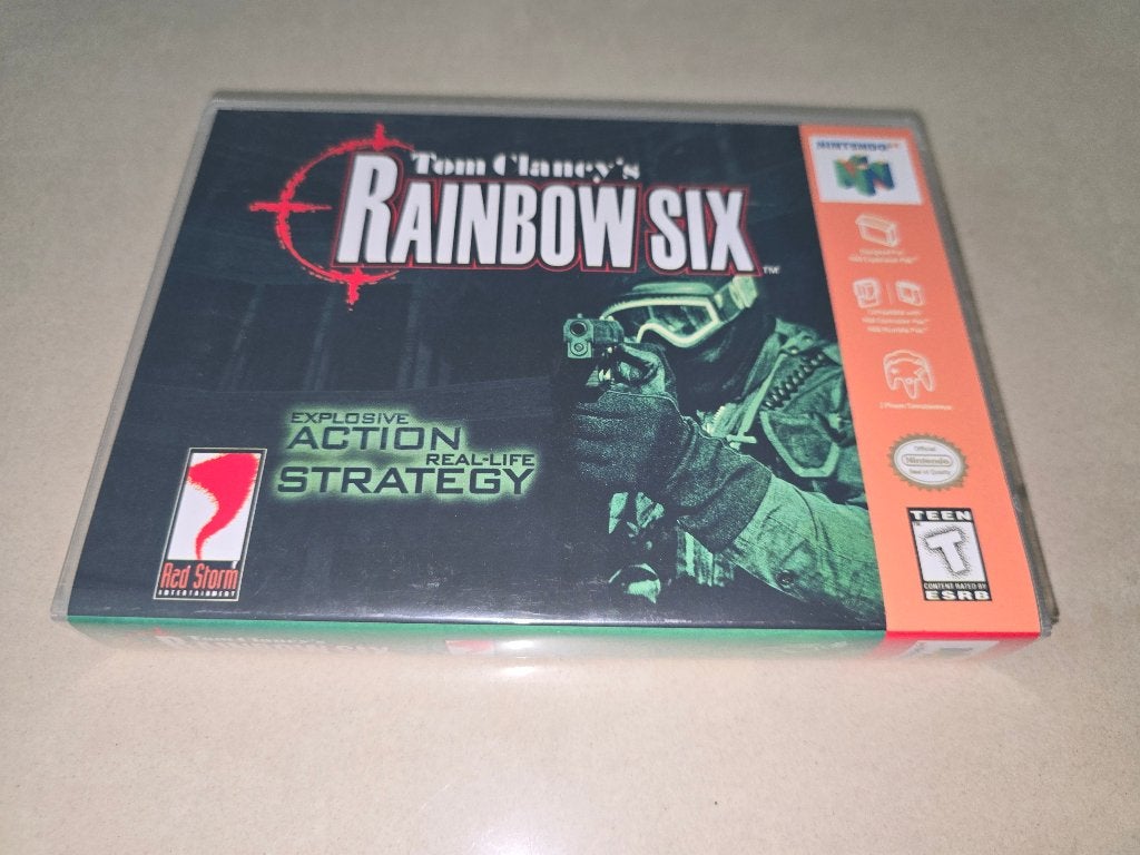 Rainbow Six N64 Game Case, Spelcomputers en Games, Games | Nintendo 64, Shooter, Verzenden, 1 speler, Zo goed als nieuw