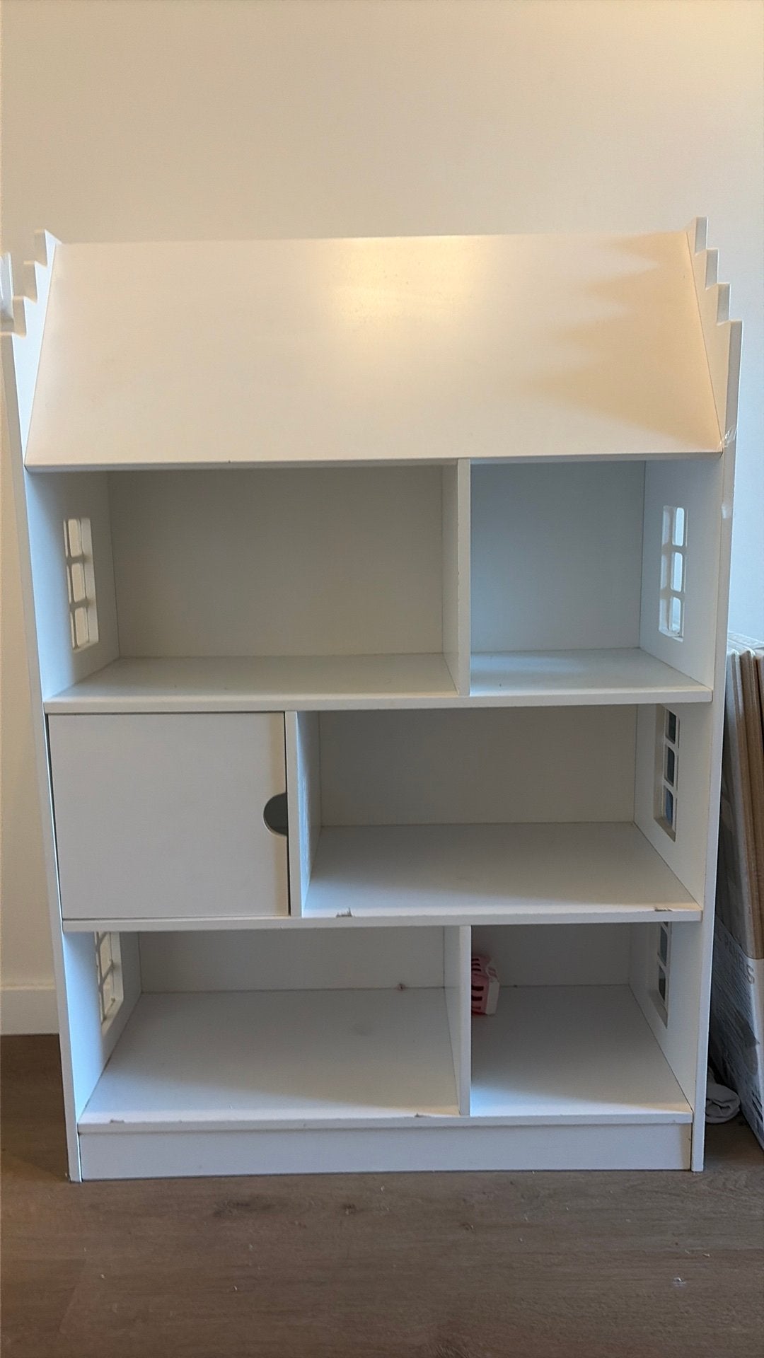 Boekenkast / poppenhuis Wit, Ophalen, Gebruikt