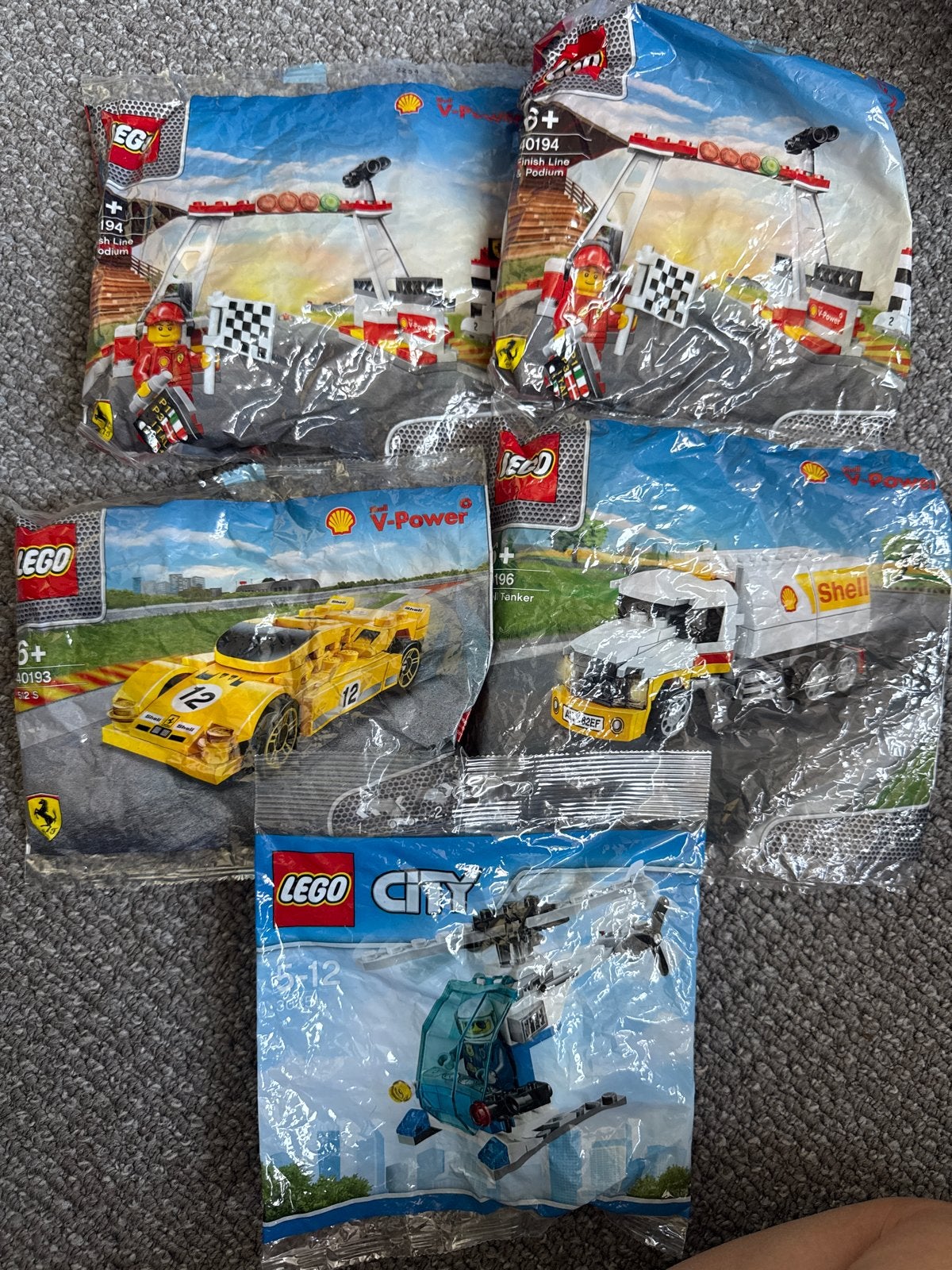 Nieuwe LEGO zakjes: City Helikopter & Shell V-Power sets, Verzenden, Nieuw