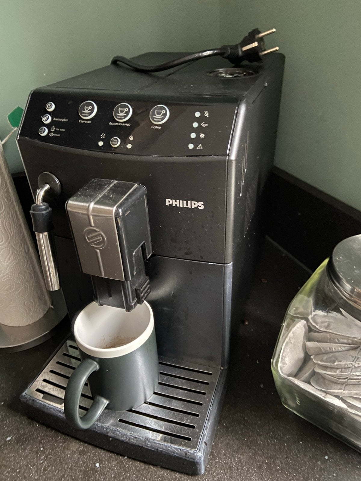Philips HD8827/01 volautomatische espressomachine, Ophalen, Afneembaar waterreservoir, Gebruikt, Espresso apparaat