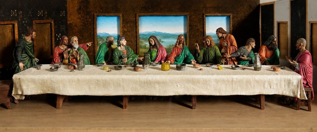 Da Vinci's Laatste Avondmaal diorama. UNIEK., Hobby en Vrije tijd, Modelbouw | Figuren en Diorama's, Ophalen, Nieuw, 1:35 tot 1:50