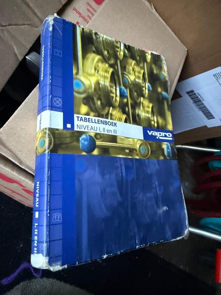 Vapro Tabellenboek Niveau I, II en III, Boeken, Studieboeken en Cursussen, Ophalen of Verzenden, Beta, Gelezen, MBO