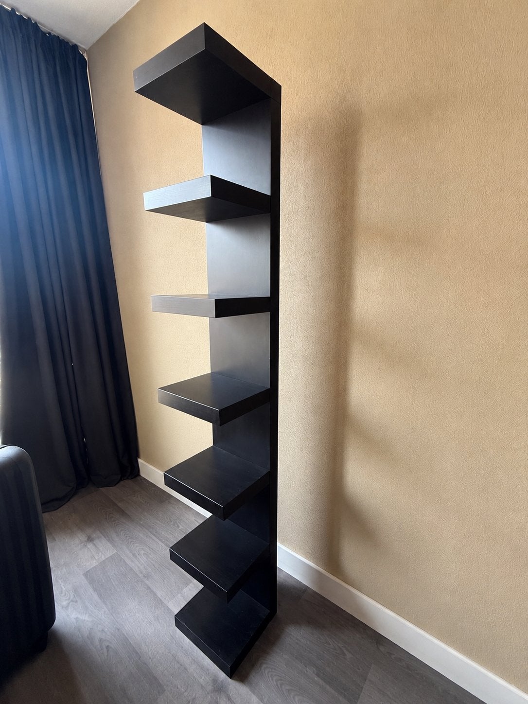 Ikea LACK kast, zwart, Ophalen, 50 tot 100 cm, Zo goed als nieuw, Minder dan 100 cm