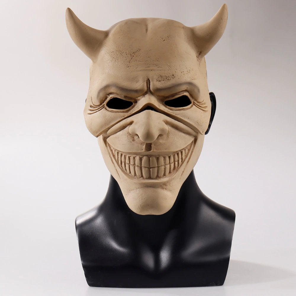 The Black Phone Masker Latex Halloween Carnaval Eng Horror, Verzenden, Nieuw, Feestartikel, Halloween of Griezel
