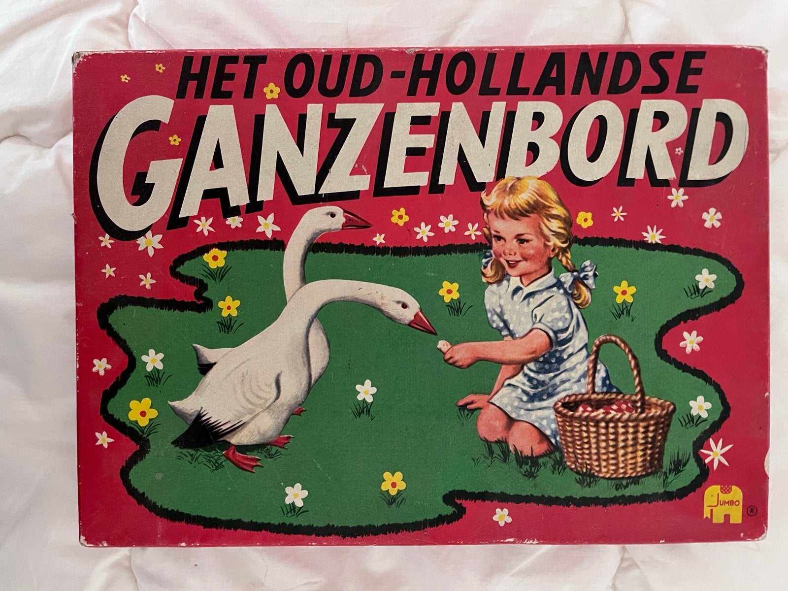 Het Oud-Hollandse Ganzenbord - Jumbo, Drie of vier spelers, Ophalen of Verzenden, Gebruikt