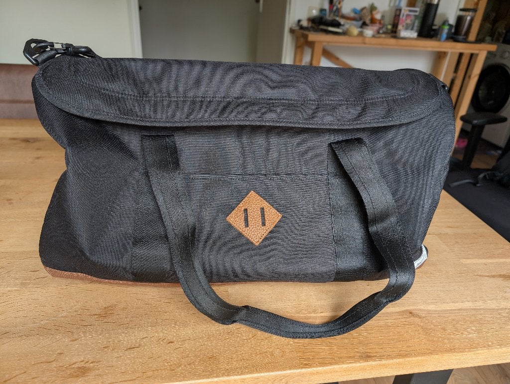 Herschel Heritage duffel / reistas, 40 tot 60 cm, 30 cm of meer, Zwart, Nieuw