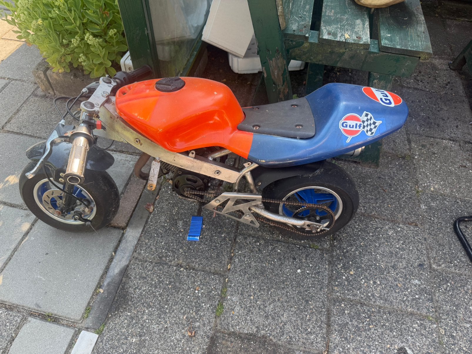 Minibike Gulf 49CC, Fietsen en Brommers, Minibikes, Midibikes en Pitbikes, Ophalen, Gebruikt, Overige typen