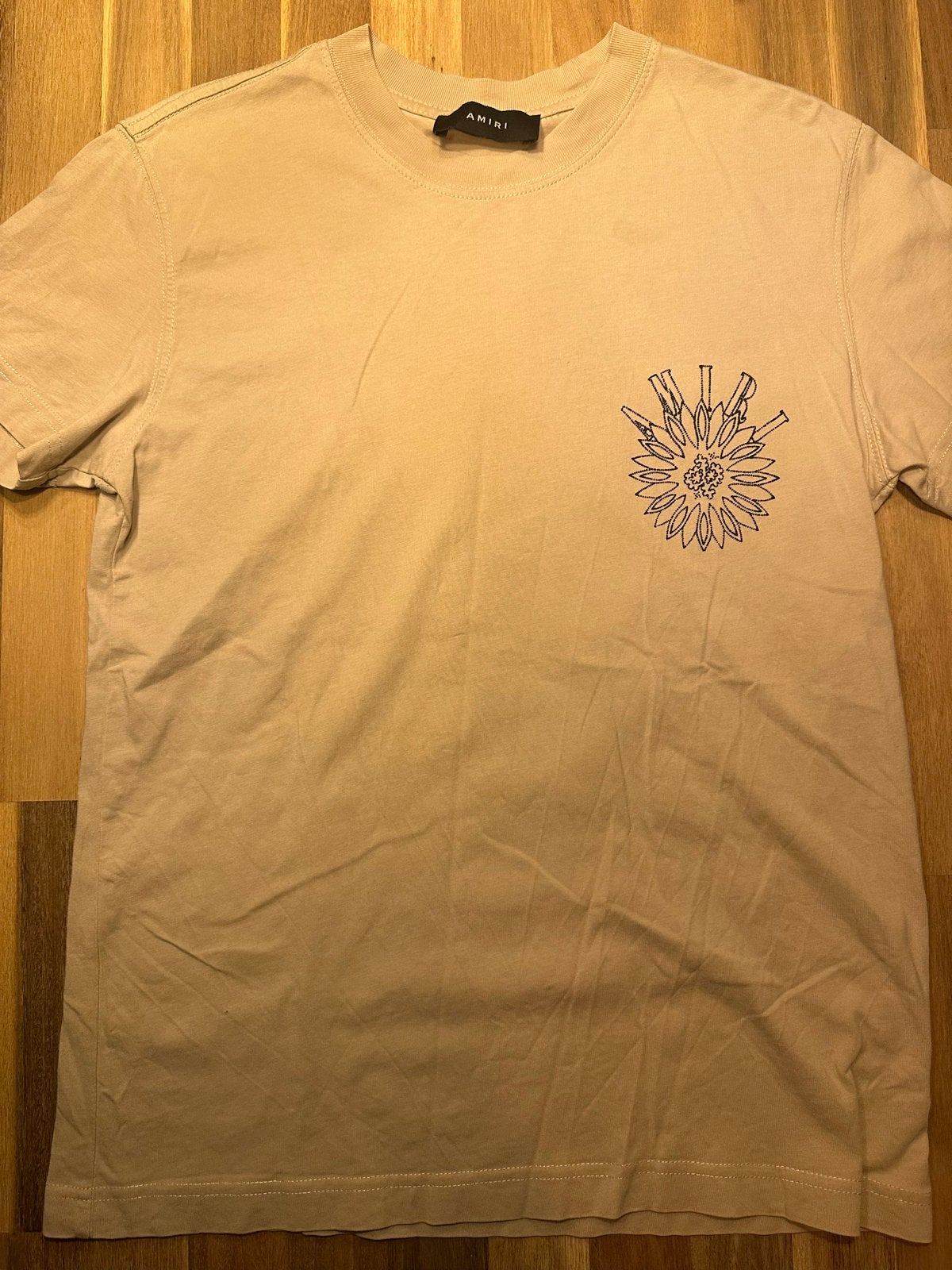Amiri T-shirt Maat M, Ophalen, Zo goed als nieuw, Maat 48/50 (M), Beige