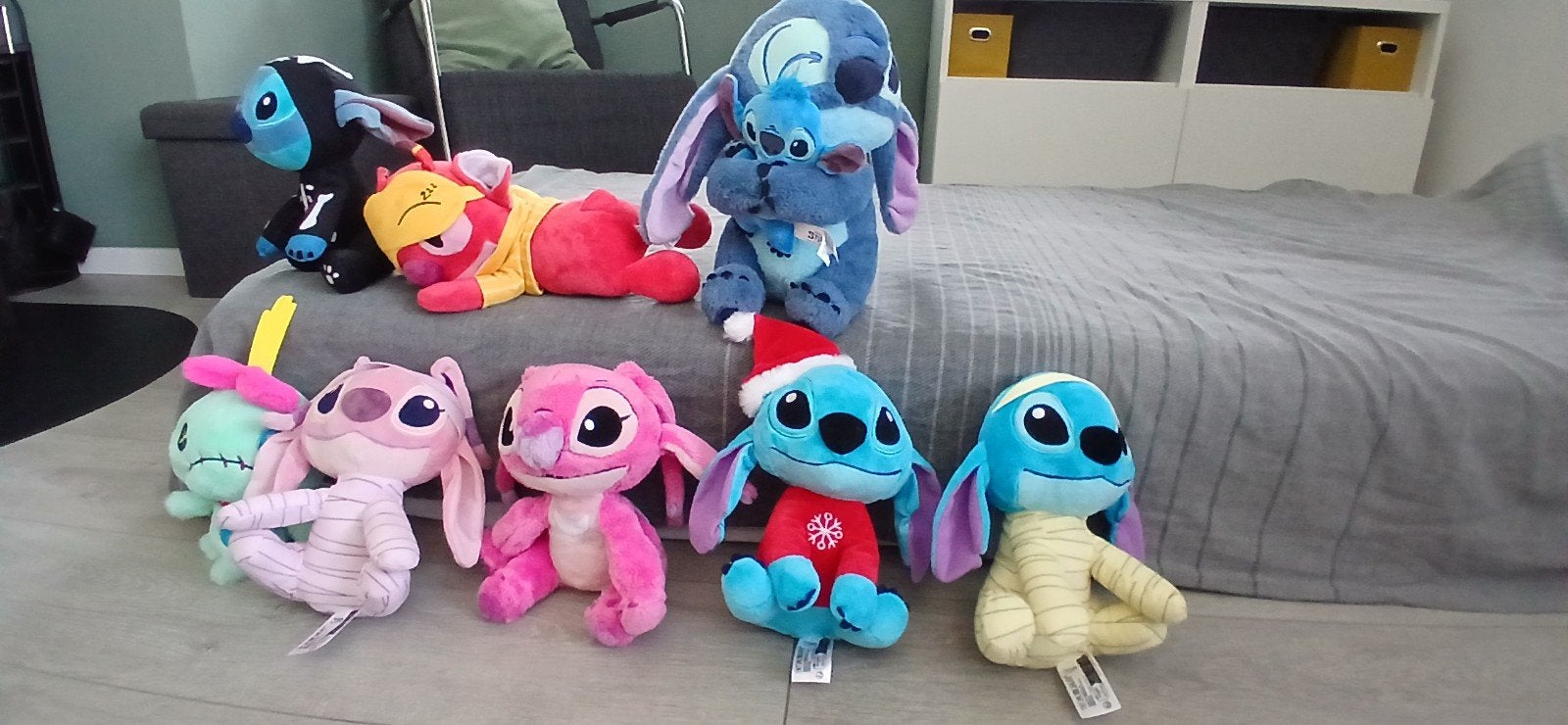 Collectie Disney Stitch knuffels, Disney, Disney, Overige typen, Zo goed als nieuw