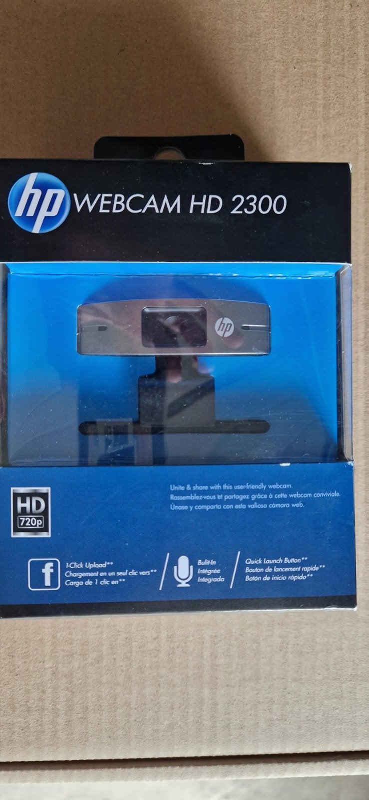 Nieuwe HP HD 2300 webcam gesealde doos., Computers en Software, Webcams, Nieuw, Ophalen of Verzenden