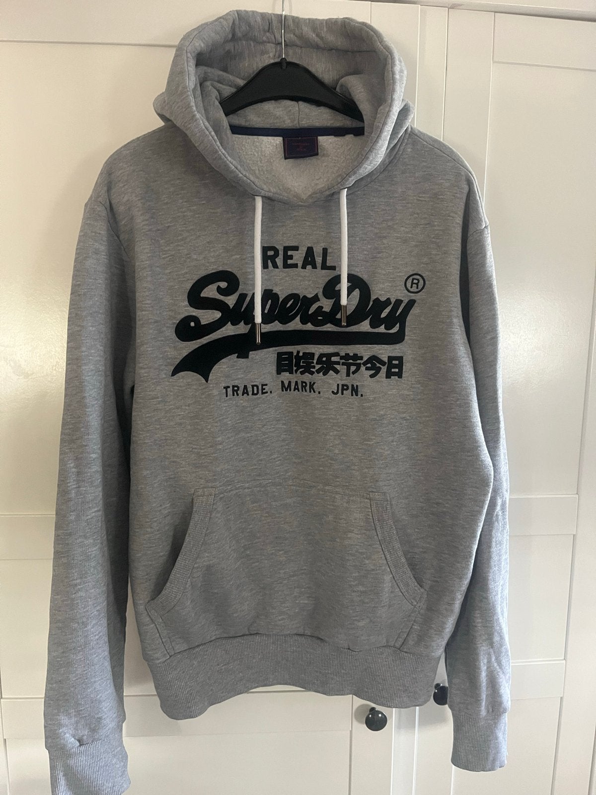 Superdry hoodie grijs - Zo goed als nieuw, Ophalen of Verzenden, Zo goed als nieuw, Grijs