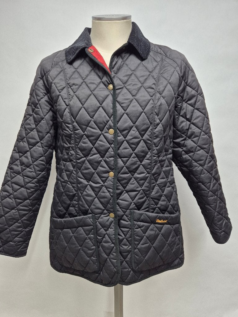 Barbour 'Yard Jacket' dames Quilt jas, maat 42, Barbour, Zwart, Maat 42/44 (L), Ophalen of Verzenden