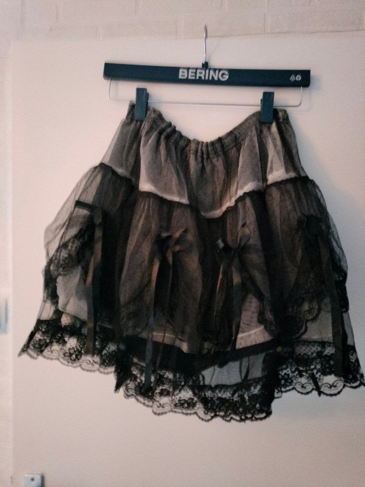 prachtige peticoat, Maat 38/40 (M), Zwart, Ophalen of Verzenden, Zo goed als nieuw