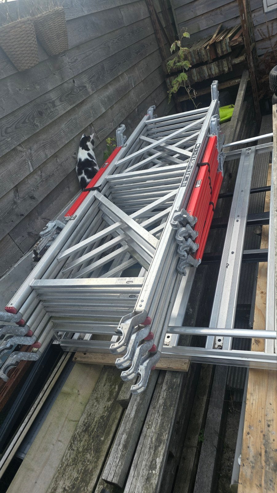 Altrex Safe-Quick GuardRails 2,45 m – 4 stuks, Doe-het-zelf en Verbouw, Ophalen, Rolsteiger of Kamersteiger, 5 meter of hoger
