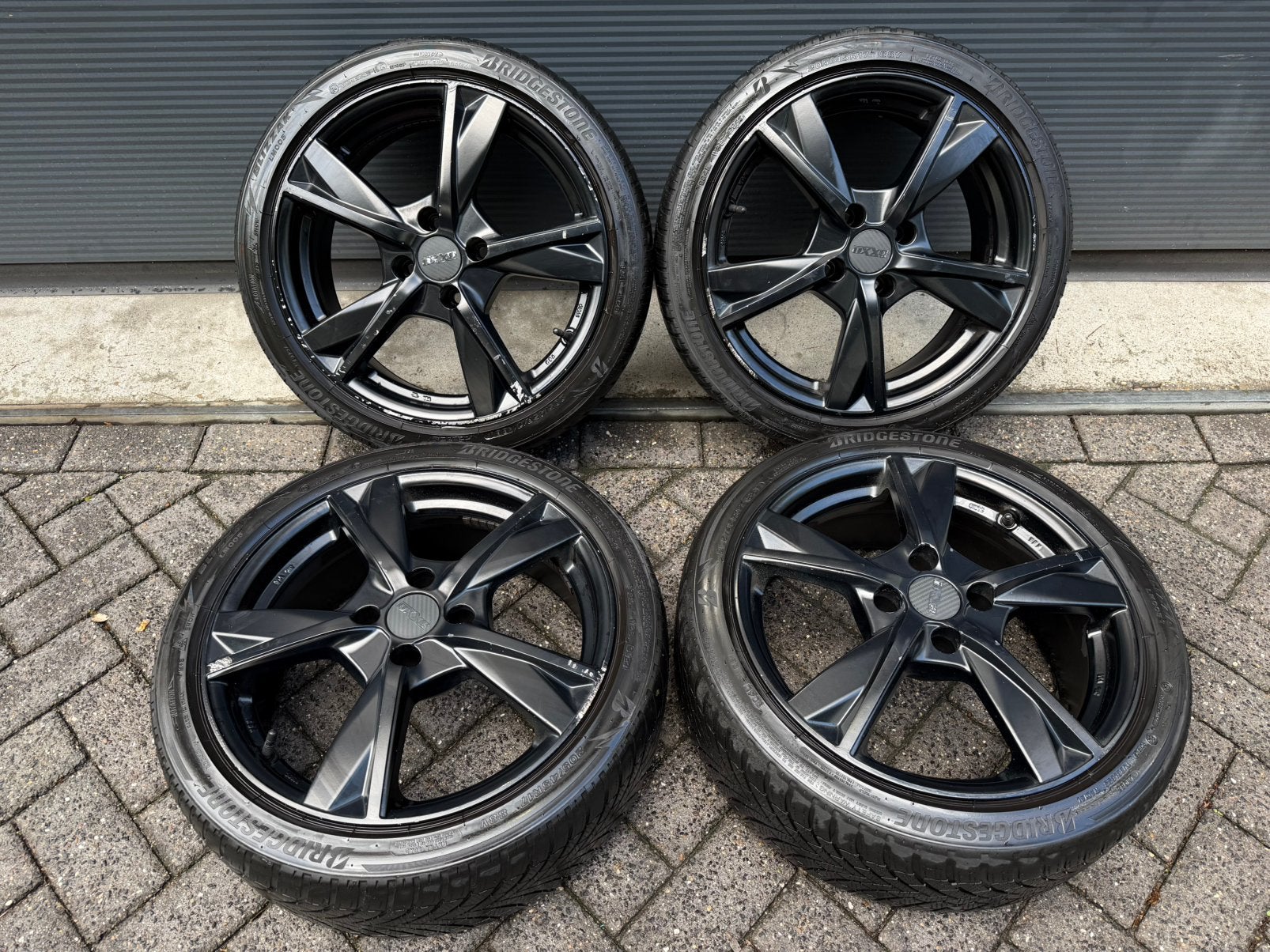 Ford Fiesta MK7 MK8 Velgen + Banden 205/45/17 4x108, Auto-onderdelen, Banden en Velgen, Gebruikt, Banden en Velgen, 17 inch, Personenwagen