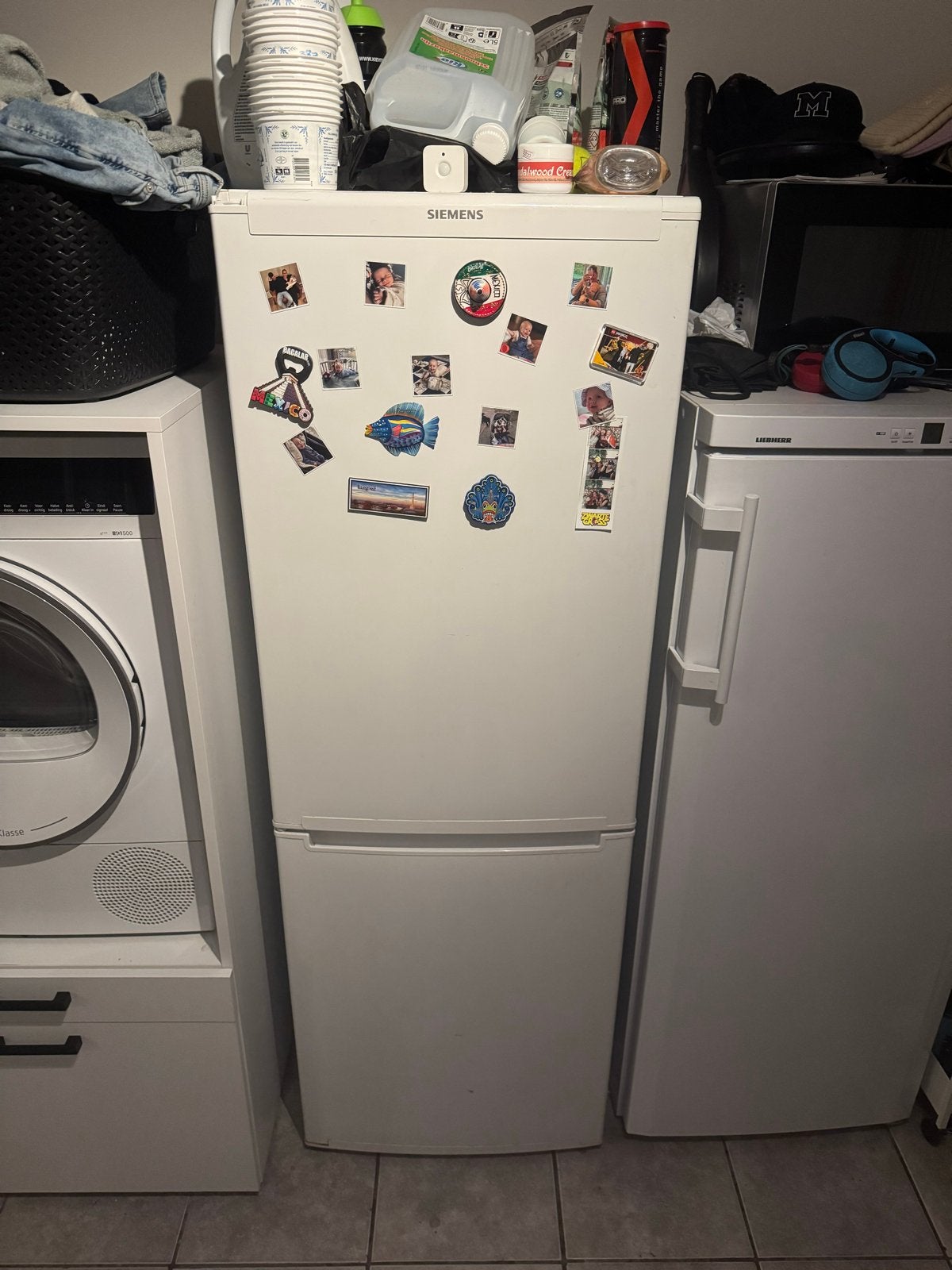 Siemens Koel-vriescombinatie met 3 vrieslades, Witgoed en Apparatuur, Ophalen, Gebruikt, 60 cm of meer, Met aparte vriezer
