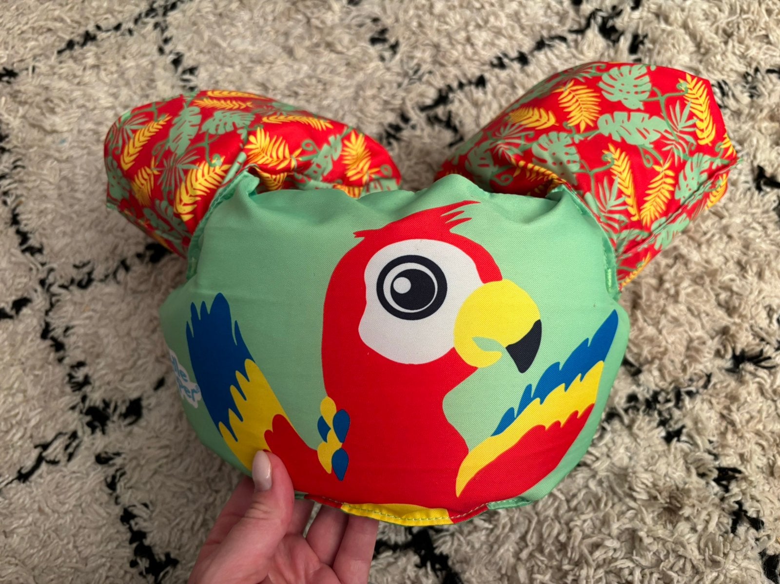 Sevylor Puddle Jumper Papegaai Zwembandjes-Zwemvest, Jongetje of Meisje, One size, Ophalen of Verzenden, Zo goed als nieuw