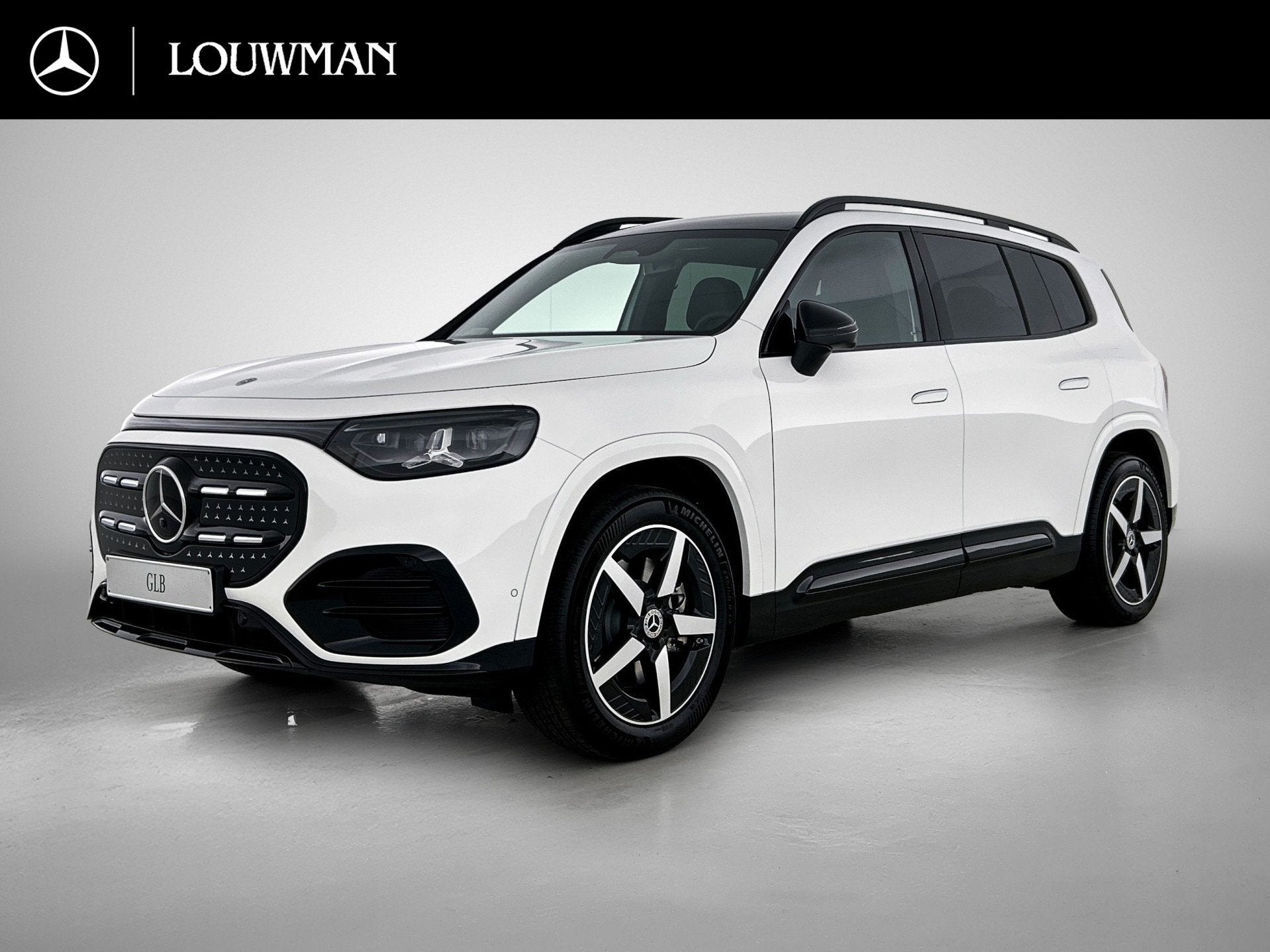 Mercedes-Benz GLB 250+ Business Solution AMG 7p. 85.5 kWh |, Automaat, Achterwielaandrijving, Zwart, 7 stoelen