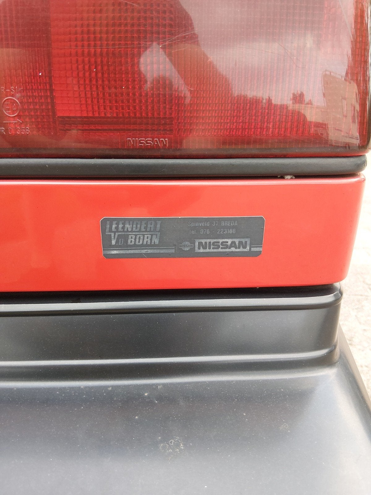Nissan Sunny 1.6 I Coupe K6 1989 Rood, foto 12