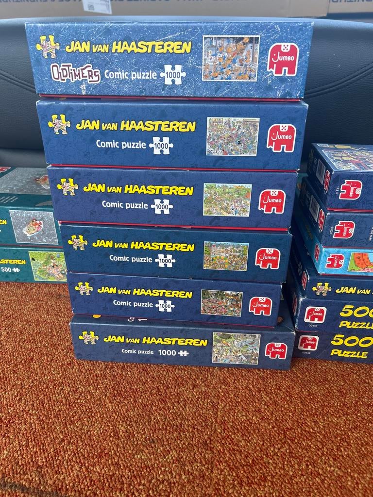 Jan van Haasteren puzzels, Ophalen, 500 t/m 1500 stukjes, Gebruikt, Legpuzzel