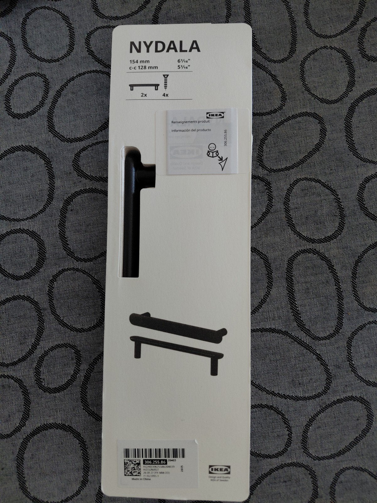 keukenkast handvaten Ikea Nydala, Ophalen of Verzenden, Nieuw