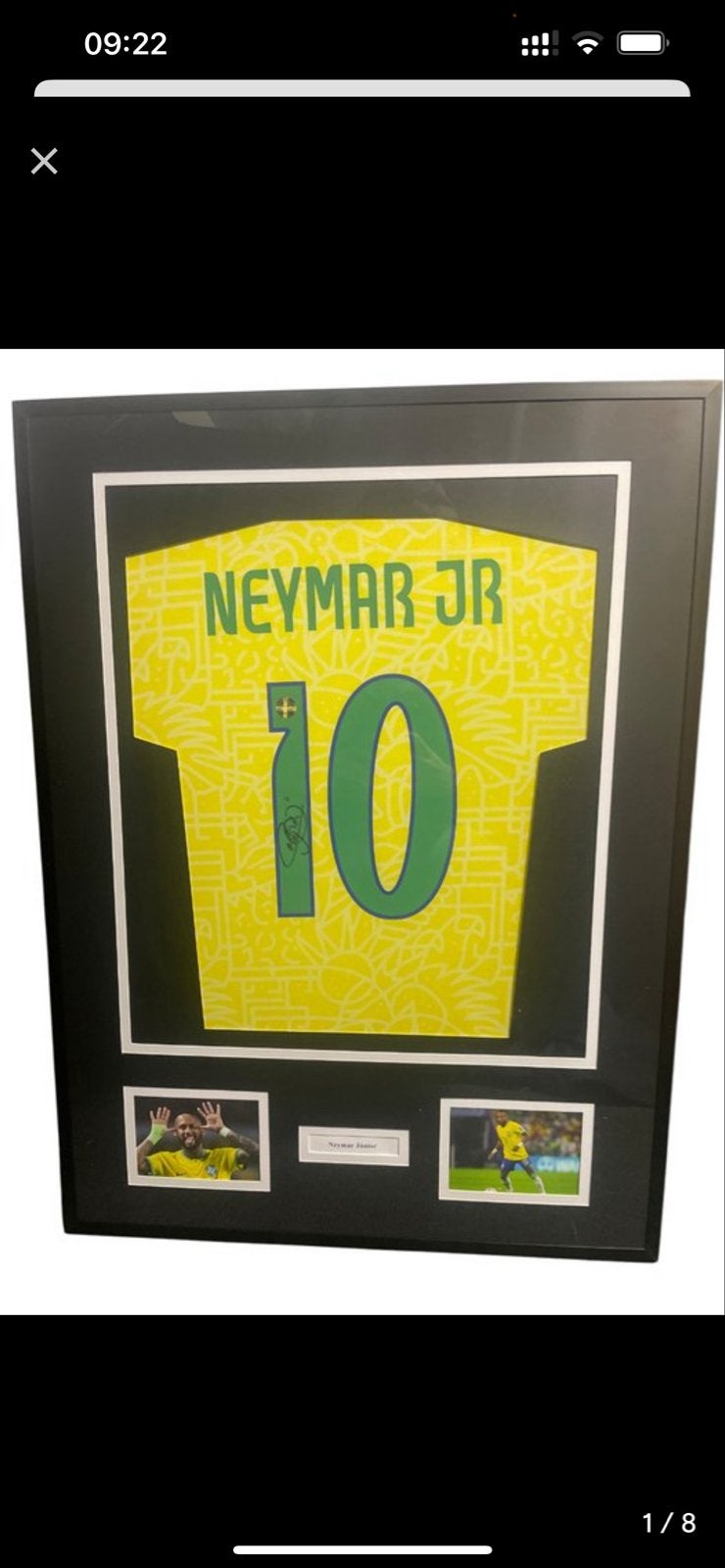 Ingelijst gesigneerd Neymar Jr shirt - Brazilië 2024, Ophalen, Nieuw, Buitenlandse clubs, Shirt