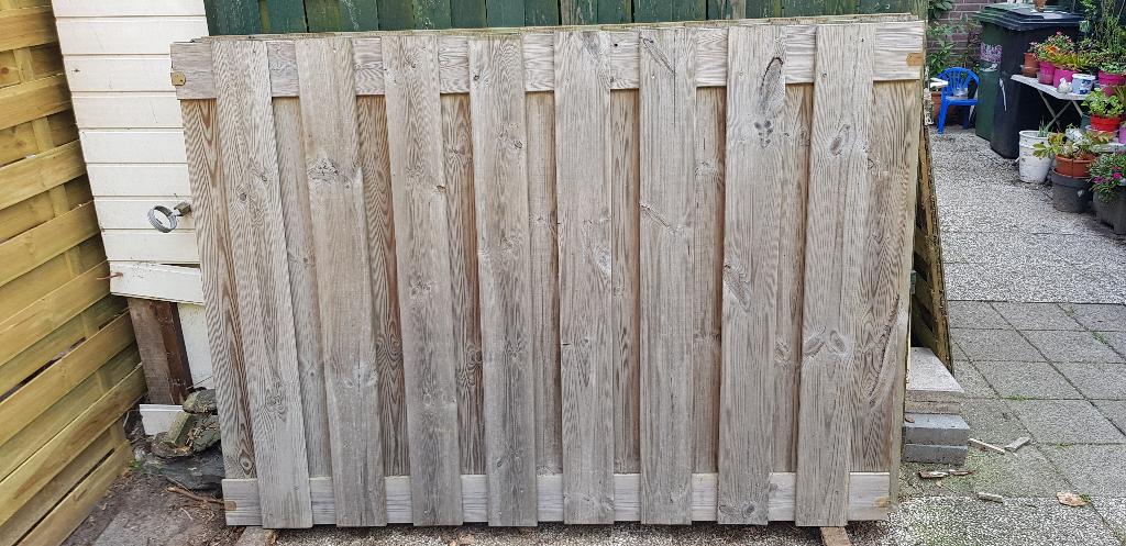 Te koop schuttingen, 1 tot 2 meter, Minder dan 3 meter, Ophalen of Verzenden, Zo goed als nieuw