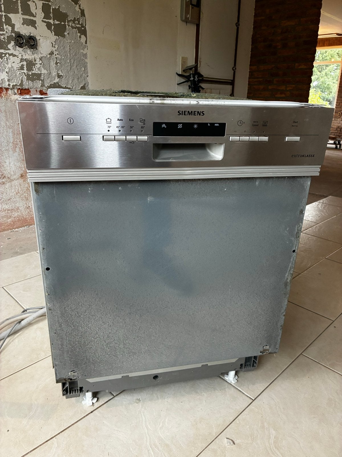 Siemens SN58M542EU/25 Inbouw Vaatwasser - RVS, Ophalen, Gebruikt, 60 cm of meer, Energieklasse A of zuiniger