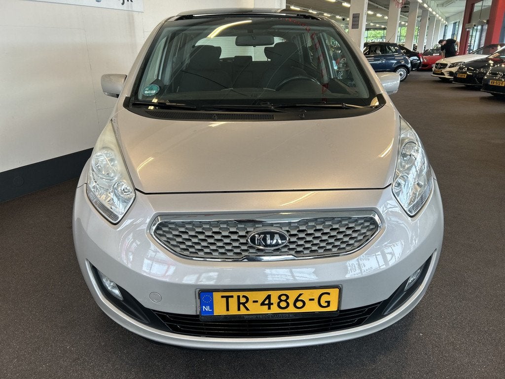 Kia Venga 1.6 CVVT X-ecutive Automaat | Panoramadak | Cruise, Auto's, Kia, Euro 5, Stof, 4 cilinders, Met garantie (alle)