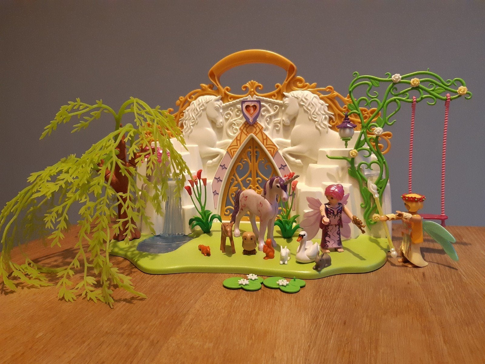 Playmobil 5208 unicorn koffer Fairy world, Complete set, Overige typen, Ophalen of Verzenden, Zo goed als nieuw