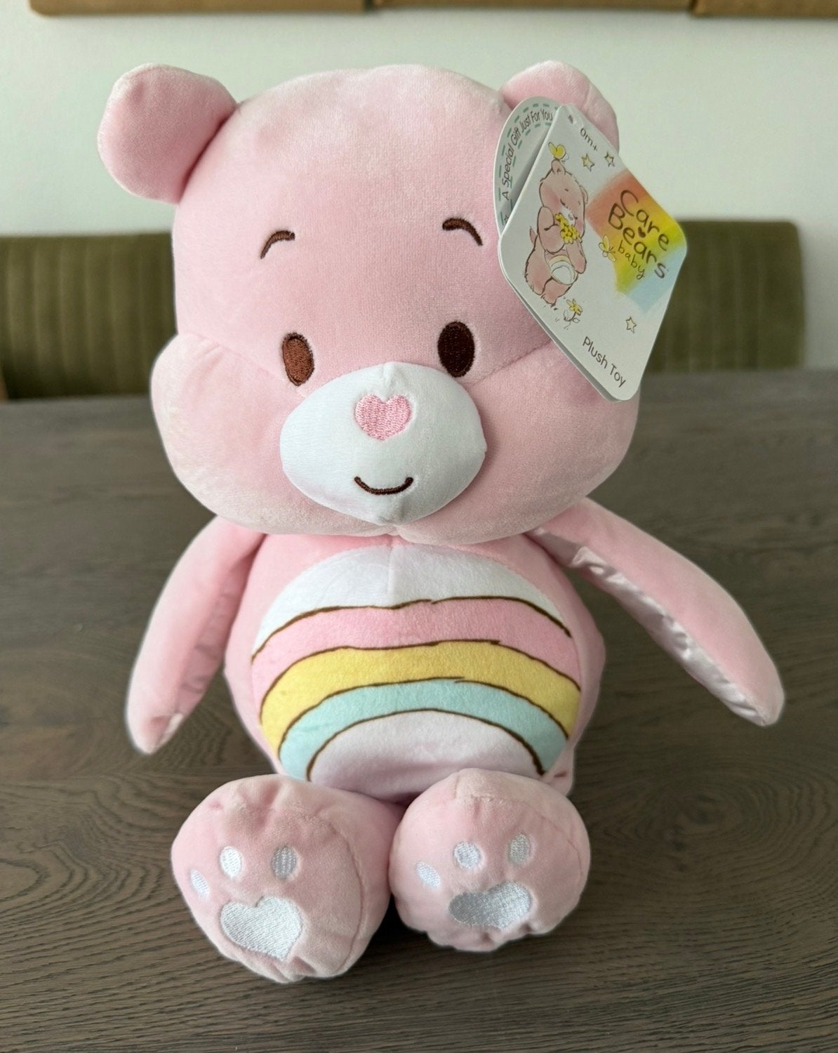 Care Bears Baby Knuffel Roze met Regenboog - Nieuw met label, Overige merken, Overige karakters, Beer, Nieuw