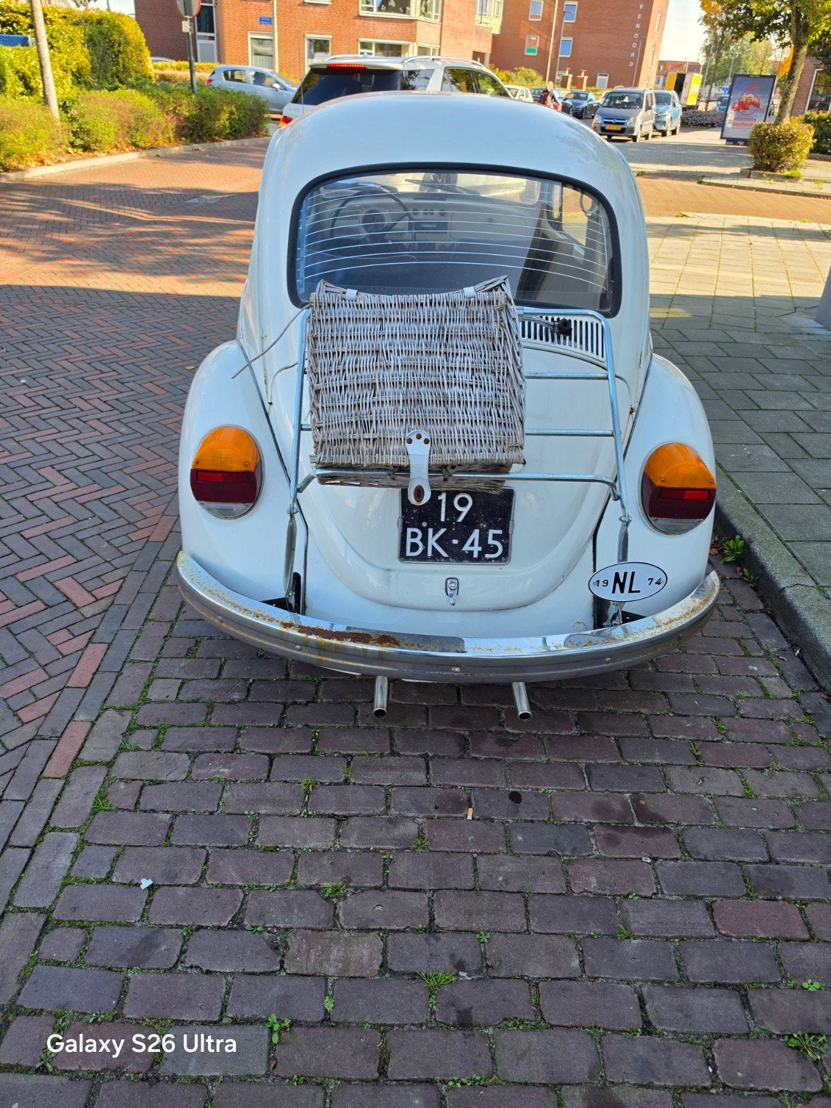 Volkswagen 1200 1.2 1974 Wit, Auto's, Voorwielaandrijving, Leder en Stof, Wit, Origineel Nederlands
