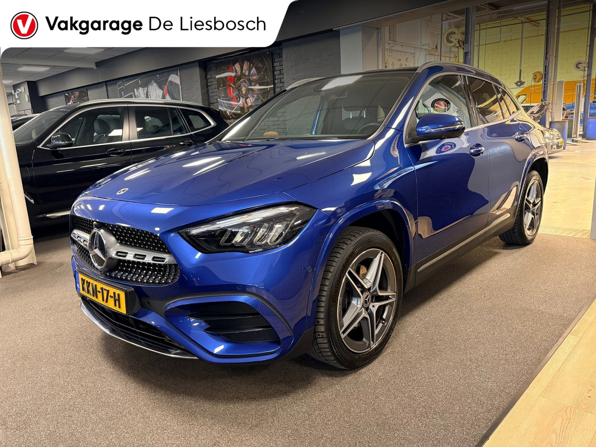 Mercedes-Benz GLA-klasse 250 e PHEV Star Edition AMG Line /, Auto's, 12 maanden, Blauw, Emergency brake assist, 163 pk