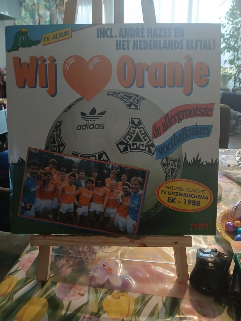 Wij Oranje TV-album EK 1988 andre hazes kp plaat, Cd's en Dvd's, Ophalen of Verzenden