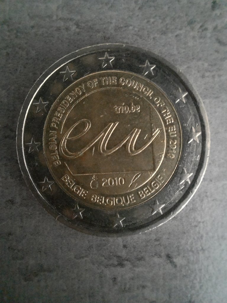Munt 2 Euro - België 2010, Ophalen of Verzenden, België, 2 euro, Losse munt