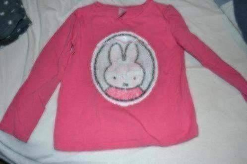 116 roze shirt nijntje, Verzenden, Zo goed als nieuw, Meisje, Shirt of Longsleeve