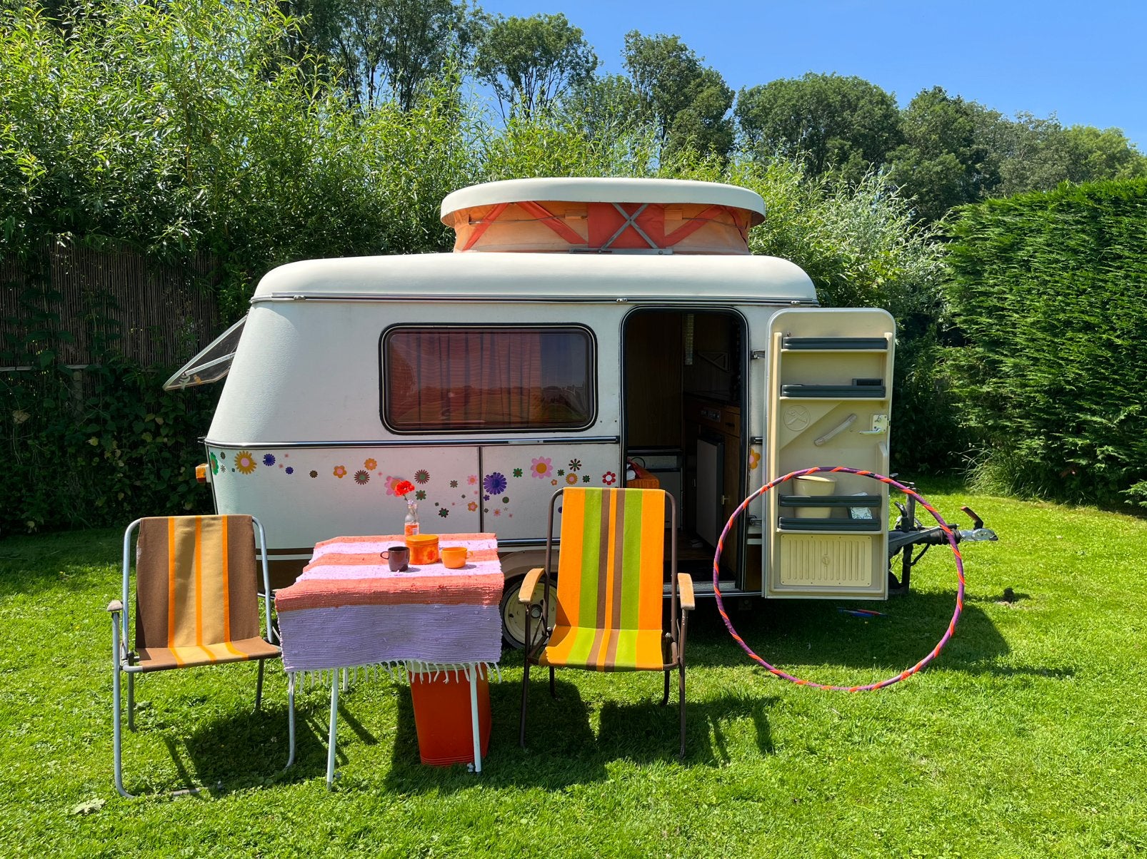 Schattige retro Eriba Puck uit 1984, Standaardzit, Tot en met 2, Eriba, Tot 4 meter