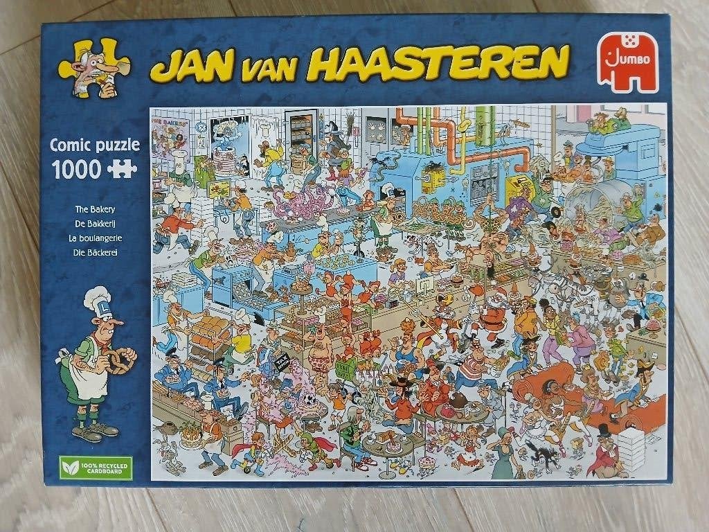 Puzzel Jan van Haasteren, De Bakkerij, Ophalen, 500 t/m 1500 stukjes, Gebruikt