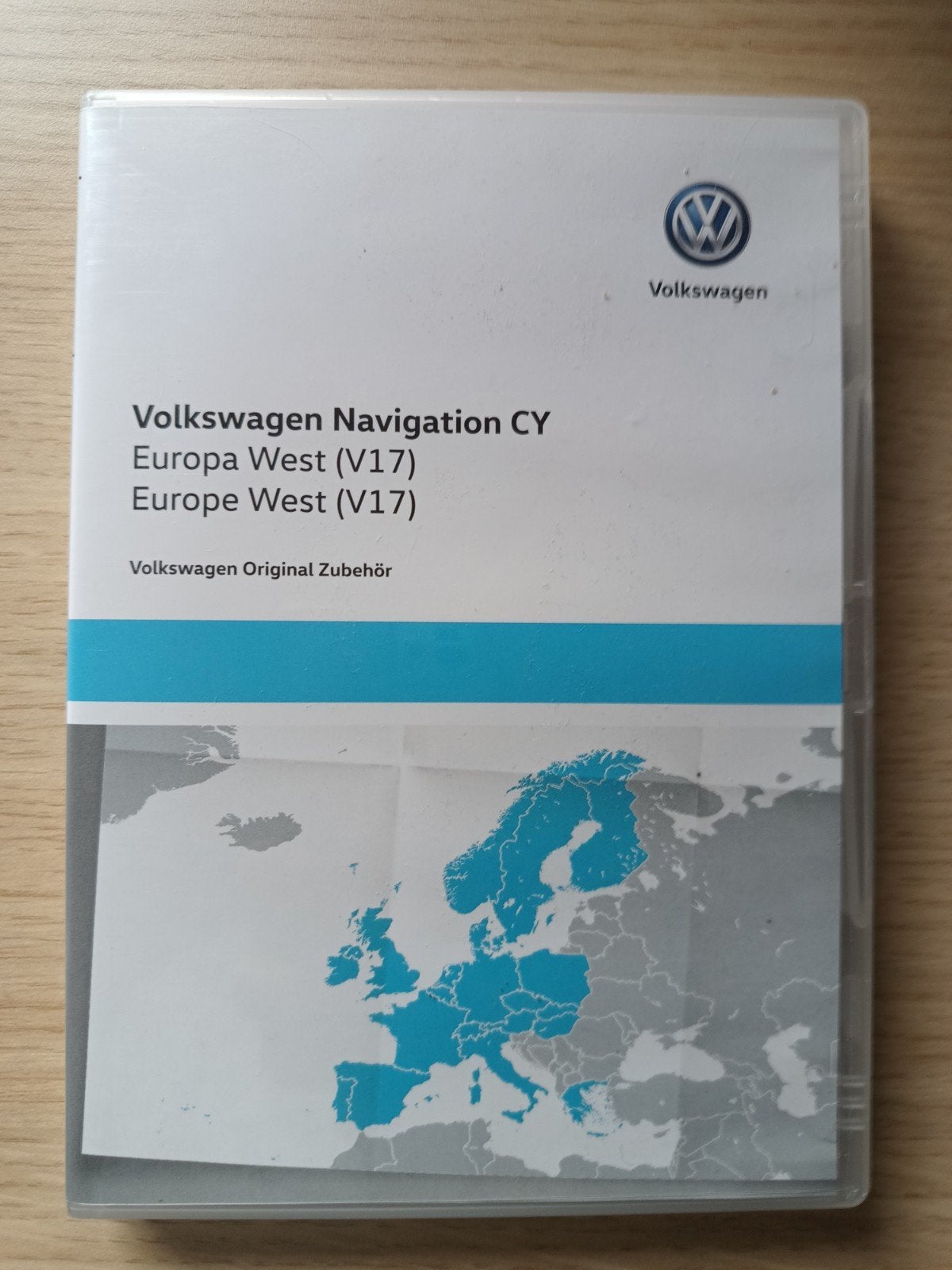 VW Navigatie Update CD Europa West (V17), Ophalen of Verzenden, Zo goed als nieuw
