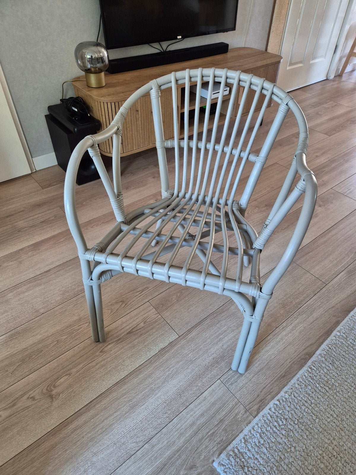Gratis Rotan Stoel Taupe - Gebruikt, Ophalen, Gebruikt, Overige kleuren, Riet of Rotan