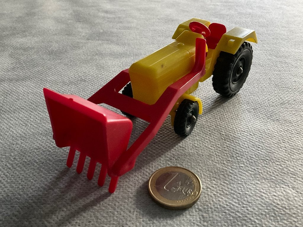 Oude Plastic Tractor met Schuiver .... Merk ?, Ophalen, Zo goed als nieuw
