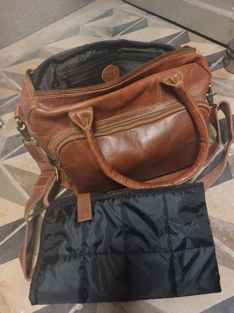 Mic mac leren (luier) tas, Ophalen