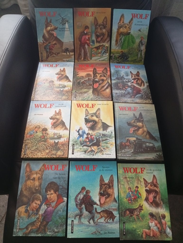 12 stuks boeken Wolf - Jan Postma, Boeken, Ophalen of Verzenden, Zo goed als nieuw, Jan Postma