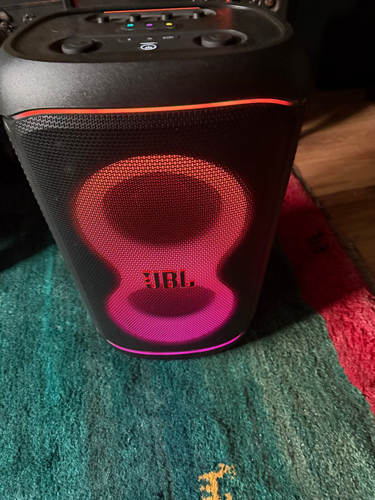 JBL Partybox 520 met microfoon en lichteffecten, JBL, Party speaker, Zo goed als nieuw, Bluetooth