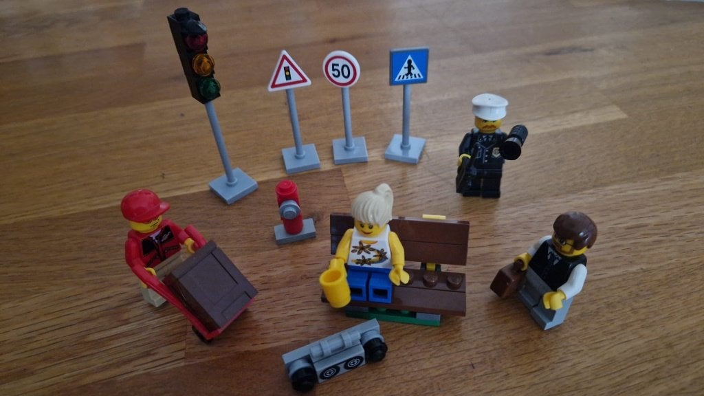 Lego City Set 8401, Inclusief minifiguren, Lego, Ophalen of Verzenden, Complete set