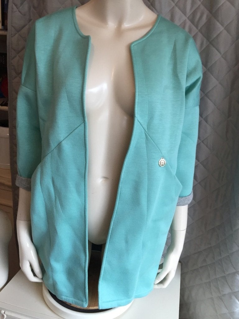 Jutka en Riska mint groen vest maat M (2b30), Tweedehands verkoop, Ophalen of Verzenden, Groen, Tweedehands verkoop