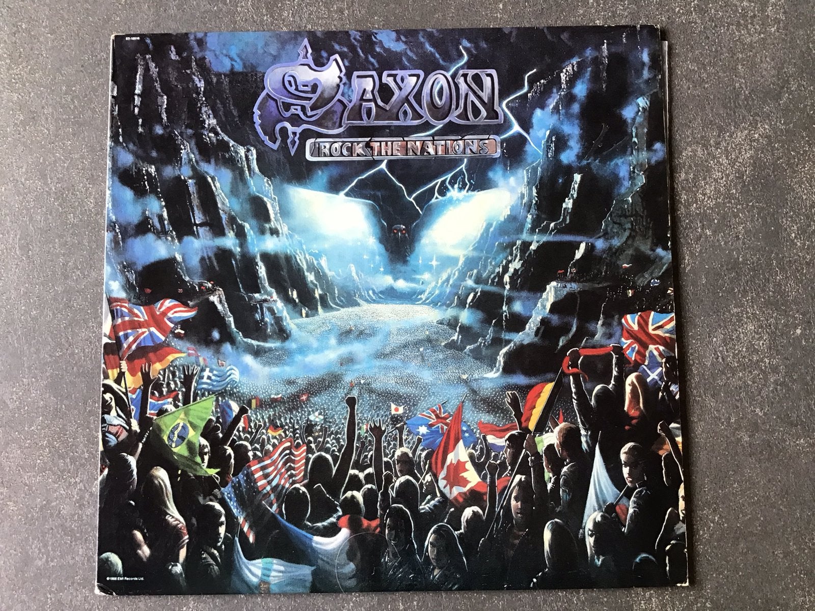 Saxon - Rock the Nations - Vinyl, LP, Gebruikt, Ophalen of Verzenden, Hardrock