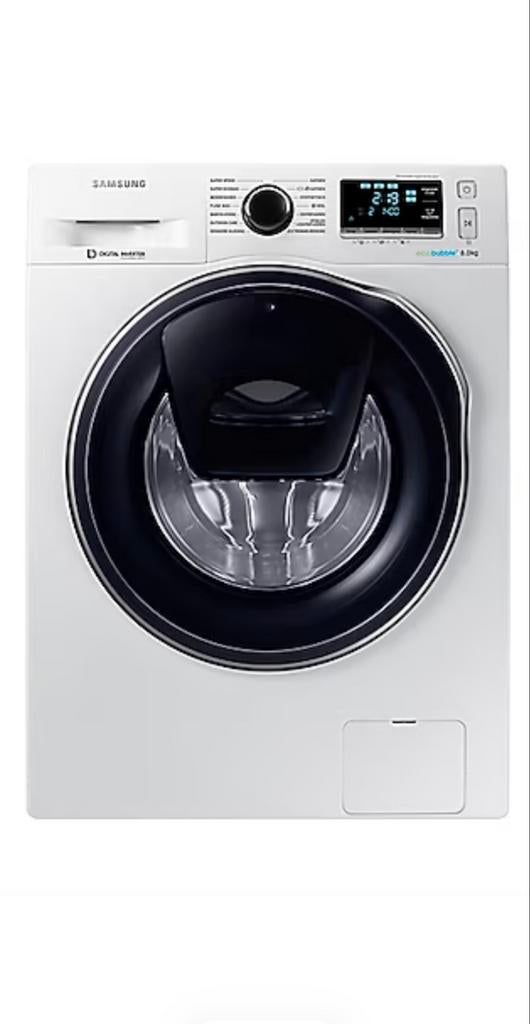 Samsung Wasmachine 8kg AddWash, Ophalen, 1200 tot 1600 toeren, Gebruikt, 8 tot 10 kg