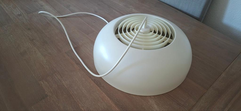 IKEA hanglamp Nymåne - Wit, modern design, Huis en Inrichting, Lampen | Hanglampen, Ophalen of Verzenden, Zo goed als nieuw, Glas